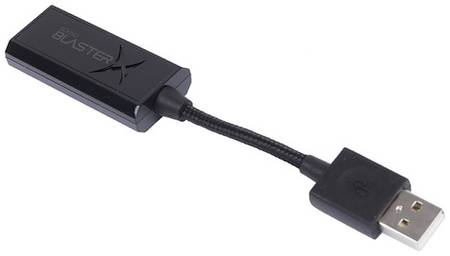 Звуковая карта USB Creative Sound BlasterX G1, 7.1, Ret [70sb171000000]