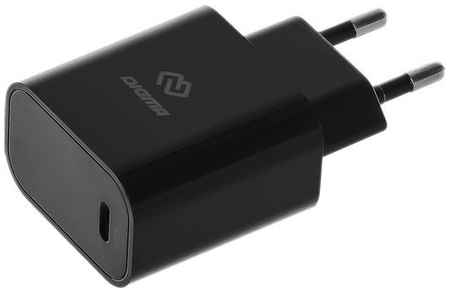Сетевое зарядное устройство Digma DGW2C, USB-C, 20Вт, 3A, черный [dgw2c0f010bk] 9668011575