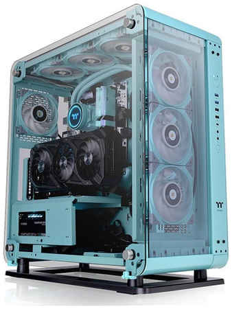 Корпус ATX Thermaltake Core P6 TG Turquoise, Full-Tower, без БП [ca-1v2-00mbwn-00] 9668027236