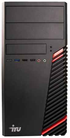 Компьютер iRU Game 520B5SM, AMD Ryzen 5 5600G, DDR4 8ГБ, 250ГБ(SSD), AMD Radeon RX 6500XT - 4096 Мб, Windows 11 Home, [1681187]