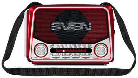 Радиоприемник Sven SRP-525, красный 9668044071