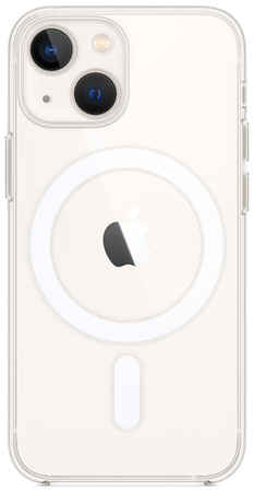 Чехол (клип-кейс) Apple Clear Case with MagSafe, для Apple iPhone 13 mini, прозрачный [mm2w3ze/a] 9668047944