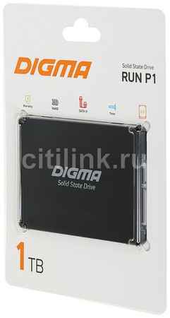 SSD накопитель Digma Run P1 DGSR2001TP13T 1ТБ, 2.5″, SATA III, SATA, rtl 9668060086