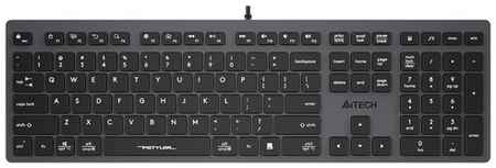 Клавиатура A4TECH Fstyler FX50, USB, серый [fx50 grey] 9668062063
