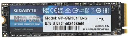 SSD накопитель GIGABYTE M30 GP-GM301TB-G 1ТБ, M.2 2280, PCIe 3.0 x4, NVMe, M.2 9668067315