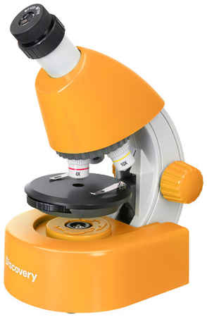Микроскоп DISCOVERY Micro Solar, световой/оптический/биологический, 40–640x, на 3 объектива, оранжевый [77954] 9668072658