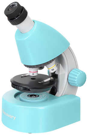 Микроскоп DISCOVERY Micro Marine, световой/оптический, 40–640x, на 3 объектива, лазурный [77950] 9668072698