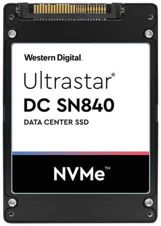 SSD накопитель WD Ultrastar DC SN840 WUS4C6416DSP3X1 1.6ТБ, 2.5″, PCIe 3.1 x4, NVMe, U.2 SFF-8639 [0ts1874] 9668080344