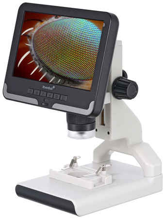 Микроскоп LEVENHUK Rainbow DM700 LCD, цифровой, 10-200х, белый [76825] 9668085020