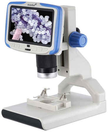 Микроскоп LEVENHUK Rainbow DM500 LCD, цифровой, 7-200х, белый [76826] 9668085029