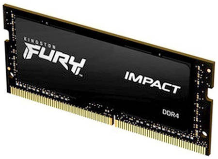 Оперативная память Kingston Fury Impact KF426S15IB/8 DDR4 - 1x 8ГБ 2666МГц, для ноутбуков (SO-DIMM), Ret 9668104926