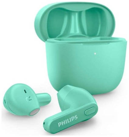 Наушники Philips TAT2236GR/00, Bluetooth, вкладыши, зеленый 9668121390