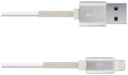 Кабель GAL 2406SM, Lightning (m) - USB (m), 1м, белый