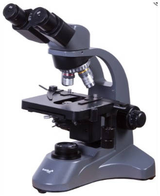 Микроскоп LEVENHUK 720B, световой/оптический/биологический, 40–2000x, на 4 объектива, серый/черный [69656] 9668125473