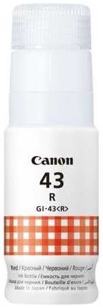 Чернила Canon GI-43R 4716C001, для Canon, 60мл, красный 9668129122