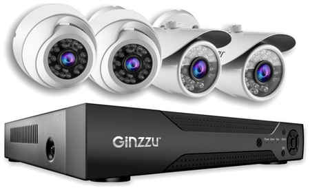 Комплект видеонаблюдения Ginzzu HK-447N
