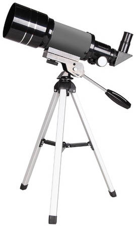 Телескоп Levenhuk Blitz 70s Base рефрактор d70 fl300мм 140x серый/черный 9668136667