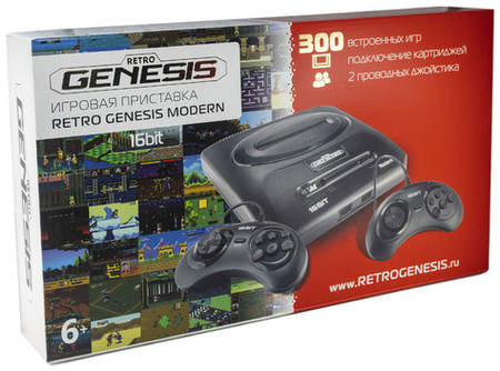 Игровая консоль RETRO GENESIS +300 игр Modern
