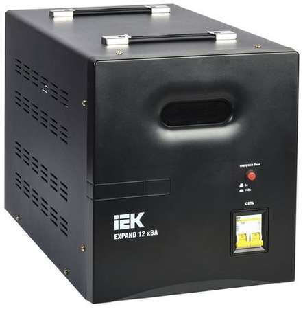 Стабилизатор напряжения IEK Expand, 9.6кВт черный [ivs21-1-012-11]