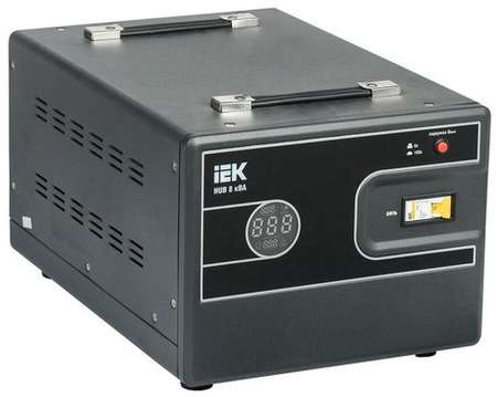 Стабилизатор напряжения IEK Hub, 6.4кВт черный [ivs21-1-008-13] 9668153998