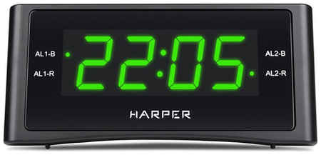 Радиобудильник Harper HCLK-1006, черный 9668156482