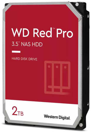 Жесткий диск WD Red Pro WD2002FFSX, 2ТБ, HDD, SATA III, 3.5″ 9668166438