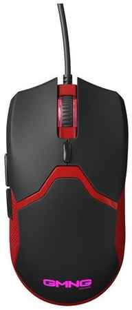 Мышь Oklick 709GM, игровая, оптическая, проводная, USB, черный и красный [1533535] 9668177171