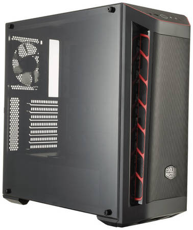 Корпус ATX Cooler Master MasterBox MB511 Mesh RED, Midi-Tower, без БП, черный [mcb-b511d-kann-s00] 9668220805