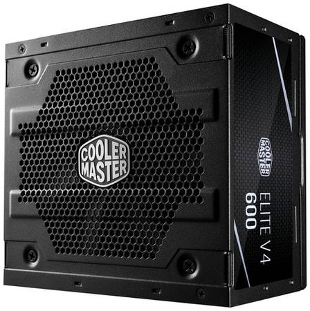 Блок питания Cooler Master Elite V4, 600Вт, 120мм, черный, retail [mpe-6001-acabn-eu] 9668220878