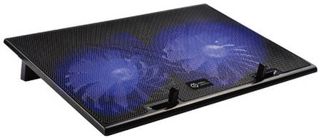 Подставка для ноутбука Digma D-NCP170-2, 17″, 390х270х27 мм, 2хUSB, вентиляторы 2 х 150 мм, 600г, черный 9668221685