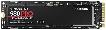 SSD накопитель Samsung 980 PRO MZ-V8P1T0BW 1ТБ, M.2 2280, PCIe 4.0 x4, NVMe, M.2 9668223485