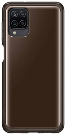 Чехол (клип-кейс) Samsung Soft Clear Cover, для Samsung Galaxy A12, черный [ef-qa125tbegru] 9668223802