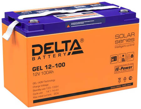 Аккумуляторная батарея для ИБП Delta GEL 12-100 12В, 100Ач 9668223835