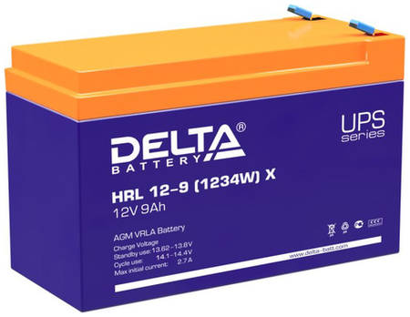 Аккумуляторная батарея для ИБП Delta HRL 12-9 (1234W) X 12В, 9Ач