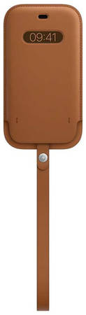 Чехол (футляр) Apple Leather Sleeve with MagSafe, для Apple iPhone 12/12 Pro, золотисто-коричневый [mhyc3ze/a] 9668224170