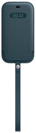 Чехол (футляр) Apple Leather Sleeve with MagSafe, для Apple iPhone 12/12 Pro, балтийский [mhyd3ze/a]