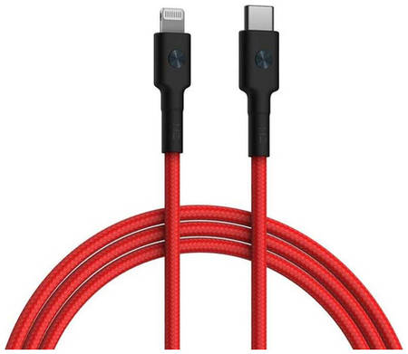 Кабель ZMI AL873K, Lightning (m) - USB Type-C (m), 1м, в оплетке, красный 9668229385