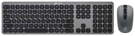 Комплект (клавиатура+мышь) Oklick 300M, USB, беспроводной, / [1488402]