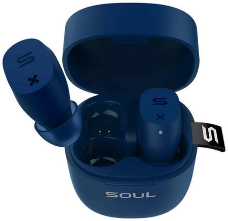 Наушники Soul ST-XX, Bluetooth, внутриканальные, синий [80000622] 9668245131