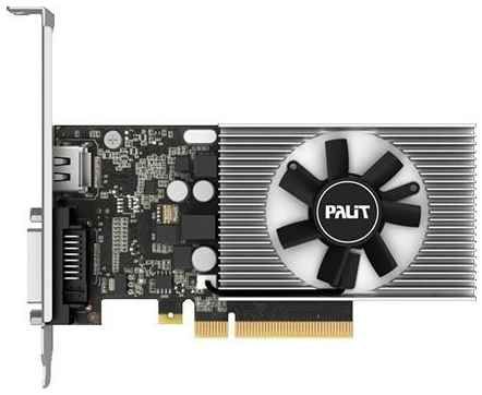 Видеокарта Palit NVIDIA GeForce GT 1030 PA-GT1030 2GD4 2ГБ DDR4, Low Profile, Bulk [nec103000646-1082f bulk] 9668255622