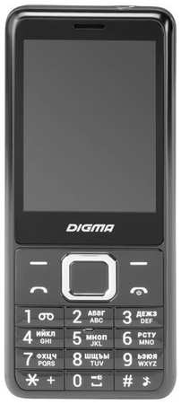 Сотовый телефон Digma LINX B280, серый 9668259646