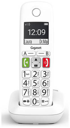 Радиотелефон Gigaset E290 SYS RUS, белый [s30852-h2901-s302] 9668264225