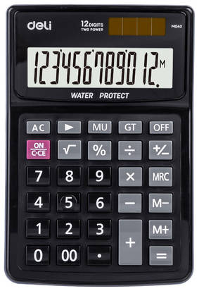 Калькулятор Deli EM04031, 12-разрядный