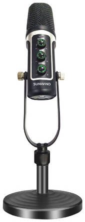 Микрофон SunWind SW-SM500G, черный [1427255] 9668269611