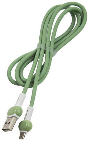 Кабель Redline Candy, micro USB (m) - USB (m), 1м, 2A, зеленый [ут000021985] 9668277463