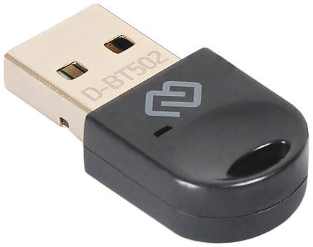 Bluetooth адаптер Digma D-BT502 BT 5.0+EDR class 1.5, USB, 20м, черный 9668278432