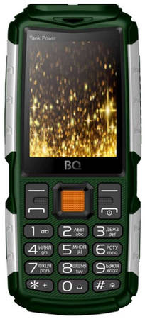 Сотовый телефон BQ Tank Power 2430, зеленый/серебристый 9668280968