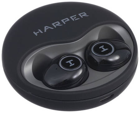 Наушники Harper HB-522 TWS, Bluetooth, внутриканальные, черный 9668290050