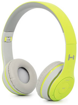 Наушники Harper HB-212, Bluetooth, накладные, зеленый 9668290092