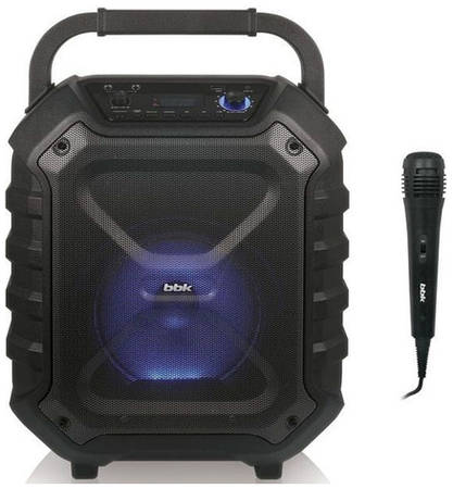 Музыкальный центр BBK BTA8001, 50Вт, с караоке, с микрофоном, Bluetooth, USB